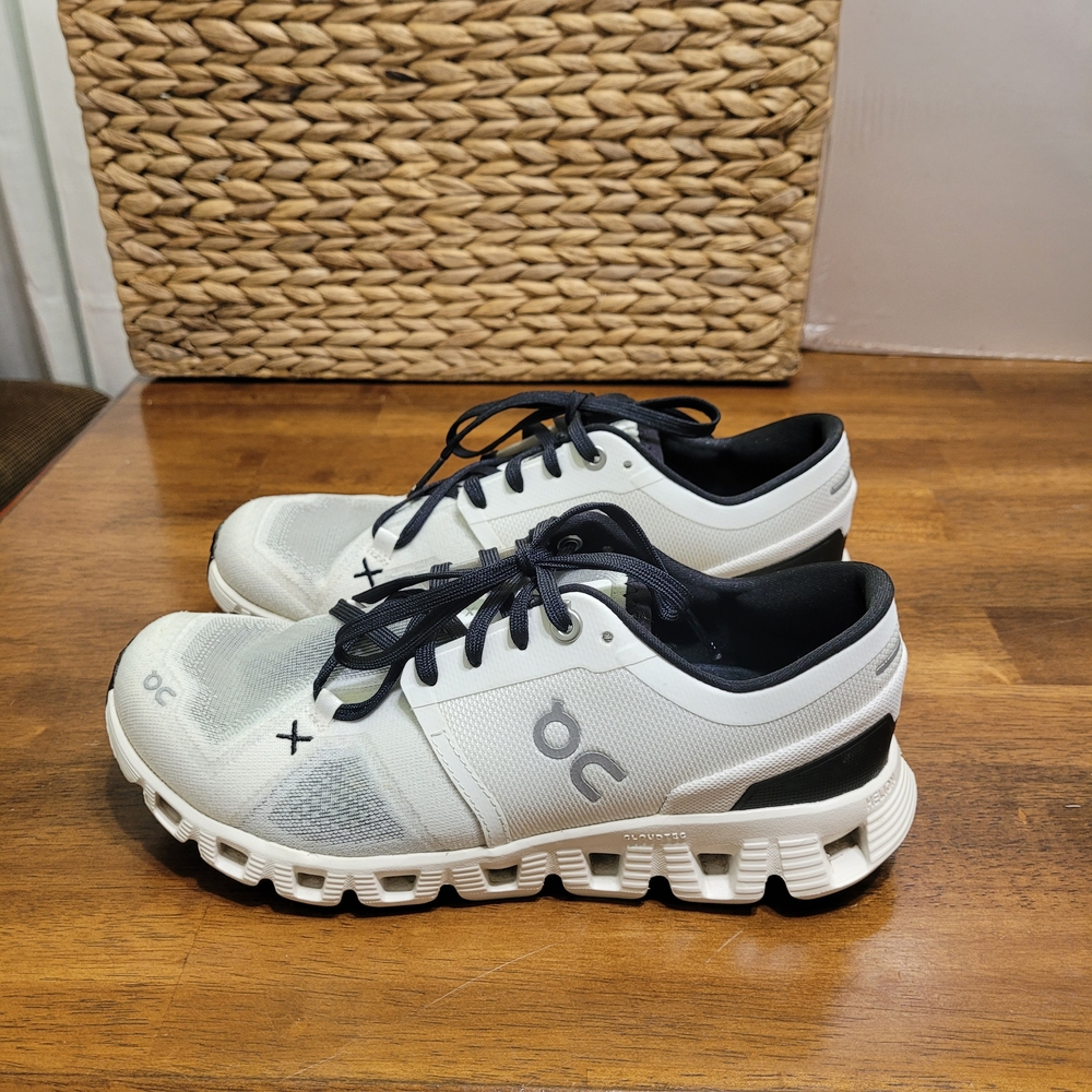 On Cloud X3 Running Shoes White/Black Athletic Sneakers Womens Size 7 - Picture 4 of 7